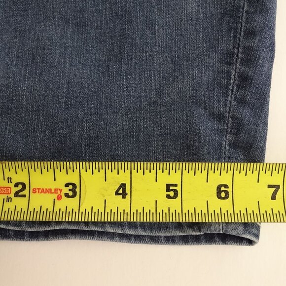 Vigoss  Heritage Fit Skinny Jeans Women Size 22 Blue Denim Thick Stitch FLAW - Picture 14 of 16